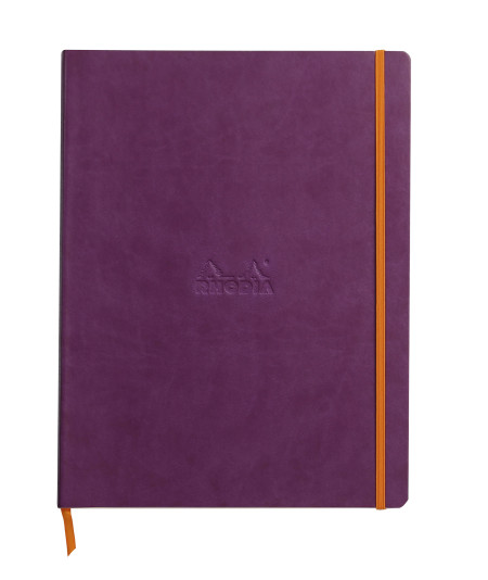 Rhodia Softcover Notebook - A4 - Purple - Lined